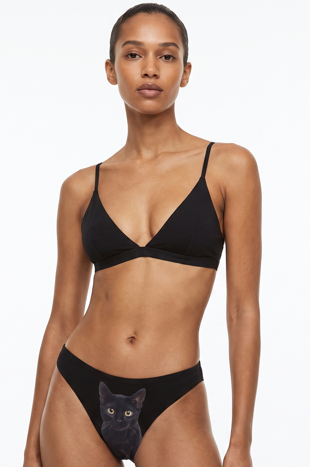 The Hex Appeal | Black Cat MicroModal Thong