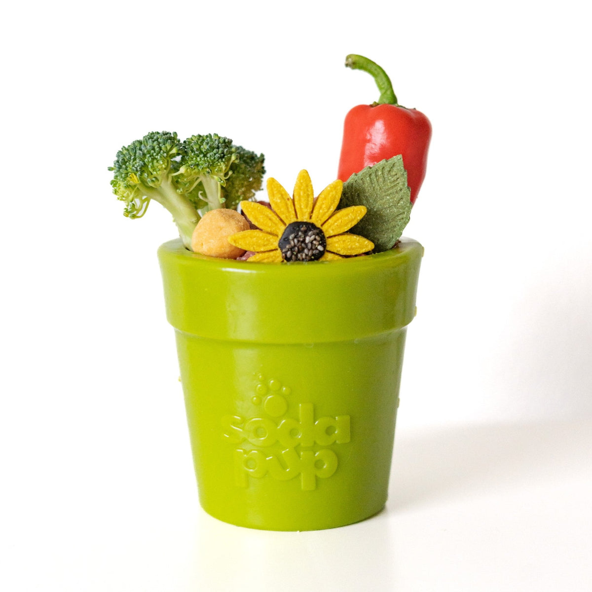 Large Flower Pot eCup Dog Treat Dispenser | Durable USA-Made Enrichment Toy | SodaPup - SodaPup/True Dogs, LLC - Flyclothing LLC