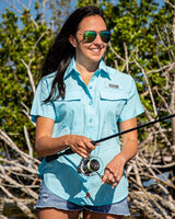 Women's Coastline S/S UV Vented Fishing Shirt - Hook & Tackle - Flyclothing LLC