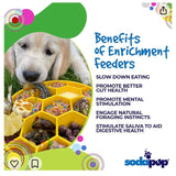 Honeycomb eBowl Deep Slow Feeder Dog Bowl for Enrichment | USA Made - SodaPup/True Dogs, LLC - Flyclothing LLC