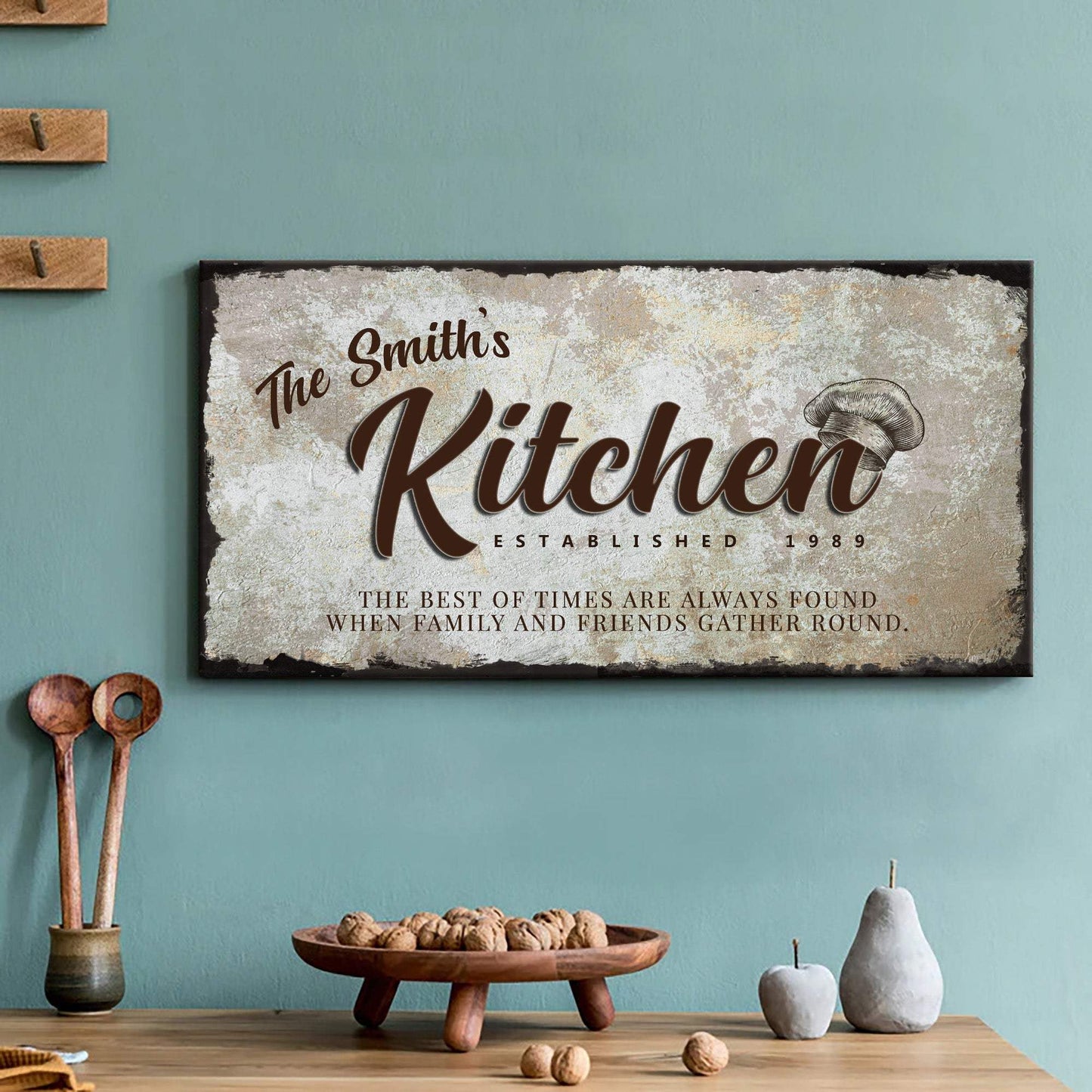Family Kitchen Sign III - Tailored Canvases - Flyclothing LLC
