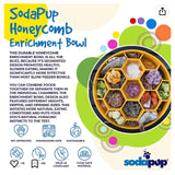 Honeycomb eBowl Deep Slow Feeder Dog Bowl for Enrichment | USA Made - SodaPup/True Dogs, LLC - Flyclothing LLC