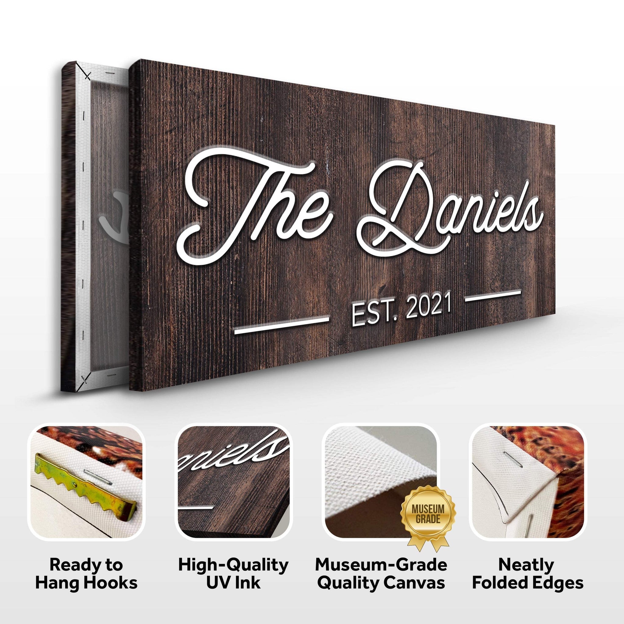Family Name Sign IV - Tailored Canvases - Flyclothing LLC