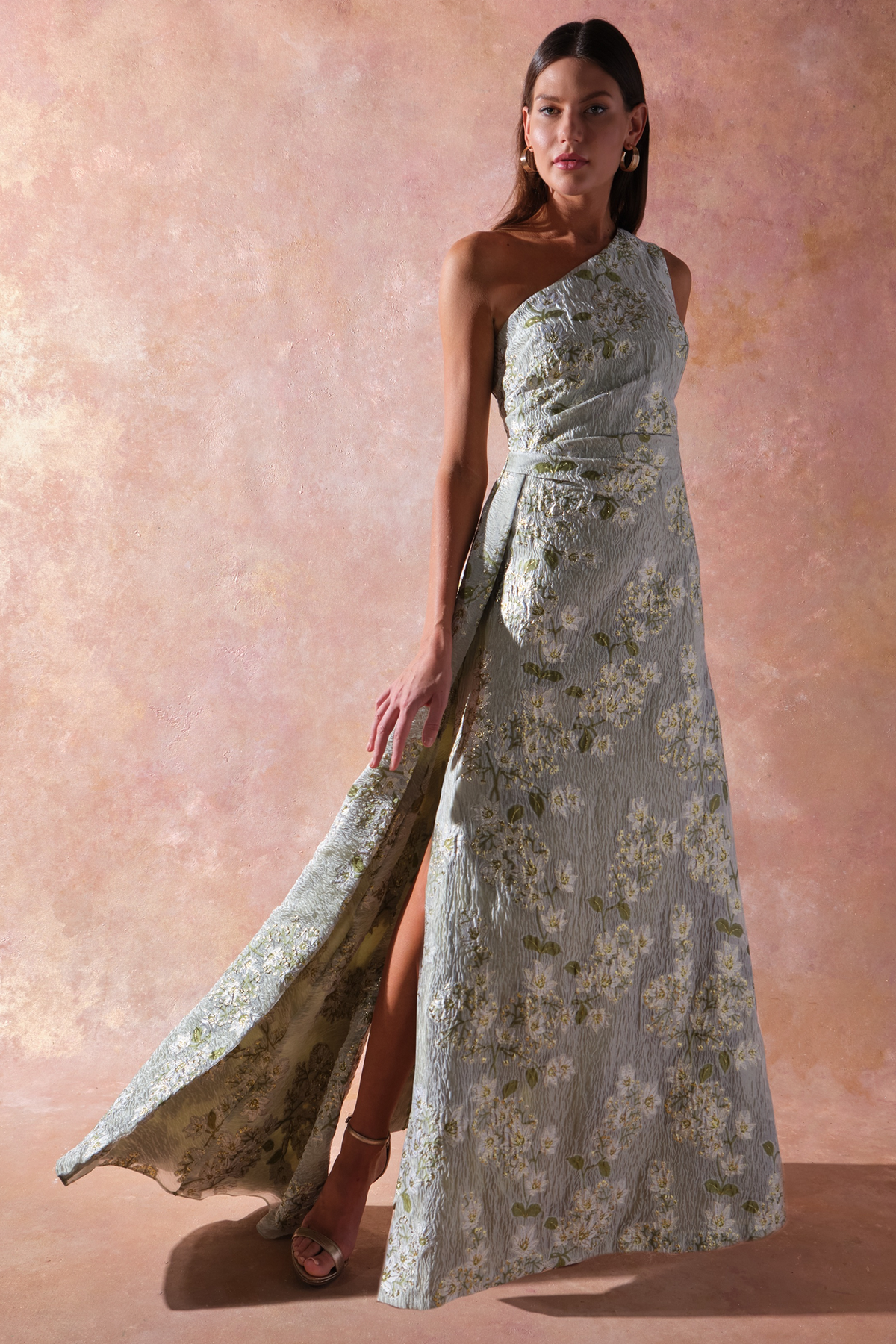 Gretchen One Shoulder Gown - JS Collections - Flyclothing LLC
