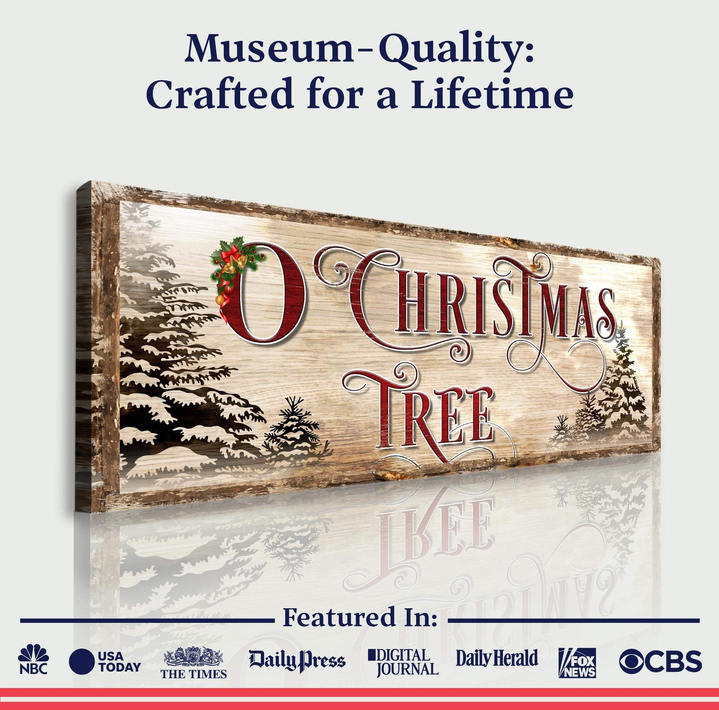 O Christmas Tree Sign - Tailored Canvases - Flyclothing LLC