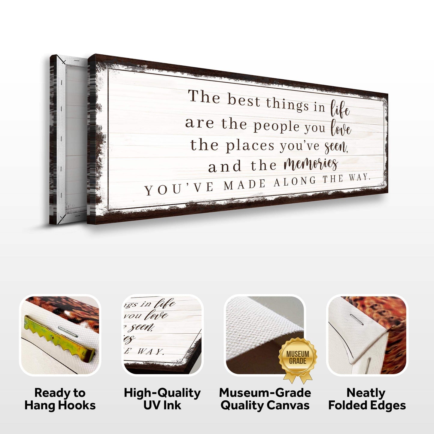 The Best Things In Life Sign VII - Tailored Canvases - Flyclothing LLC