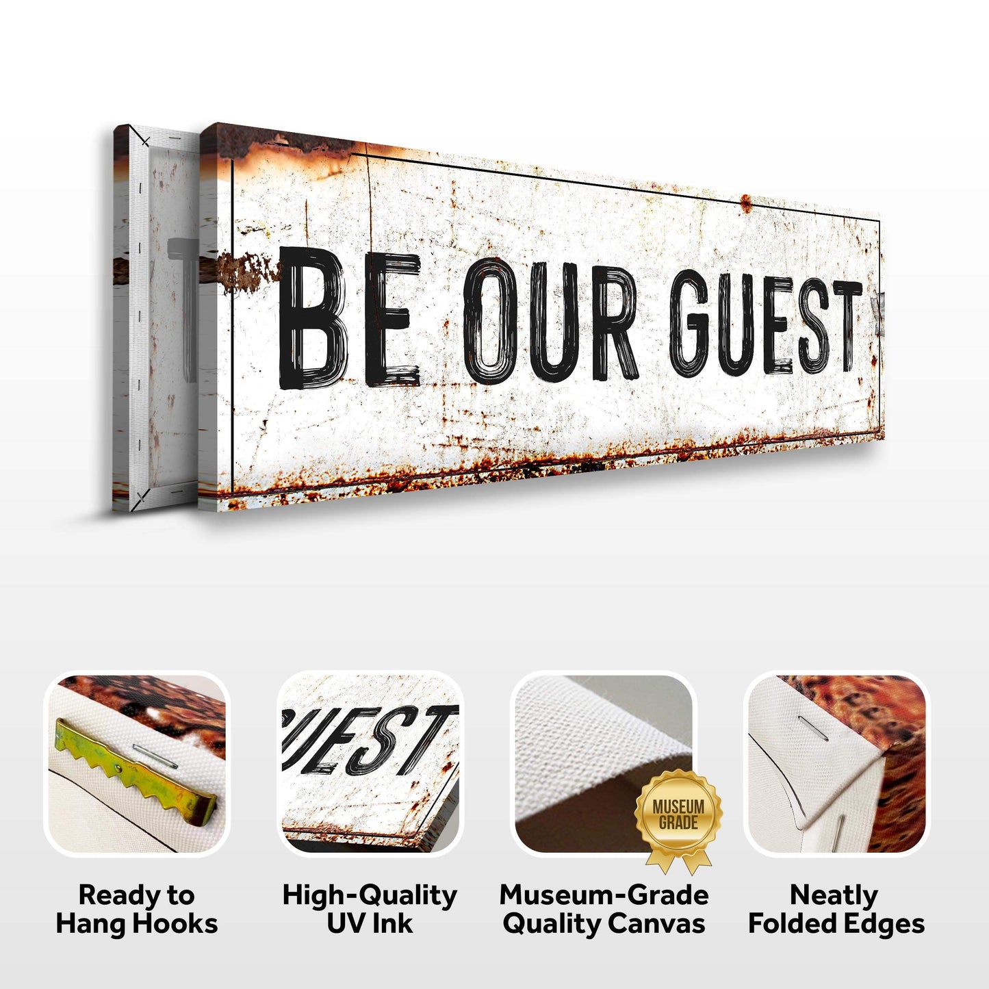 Be Our Guest Sign V - Tailored Canvases - Flyclothing LLC