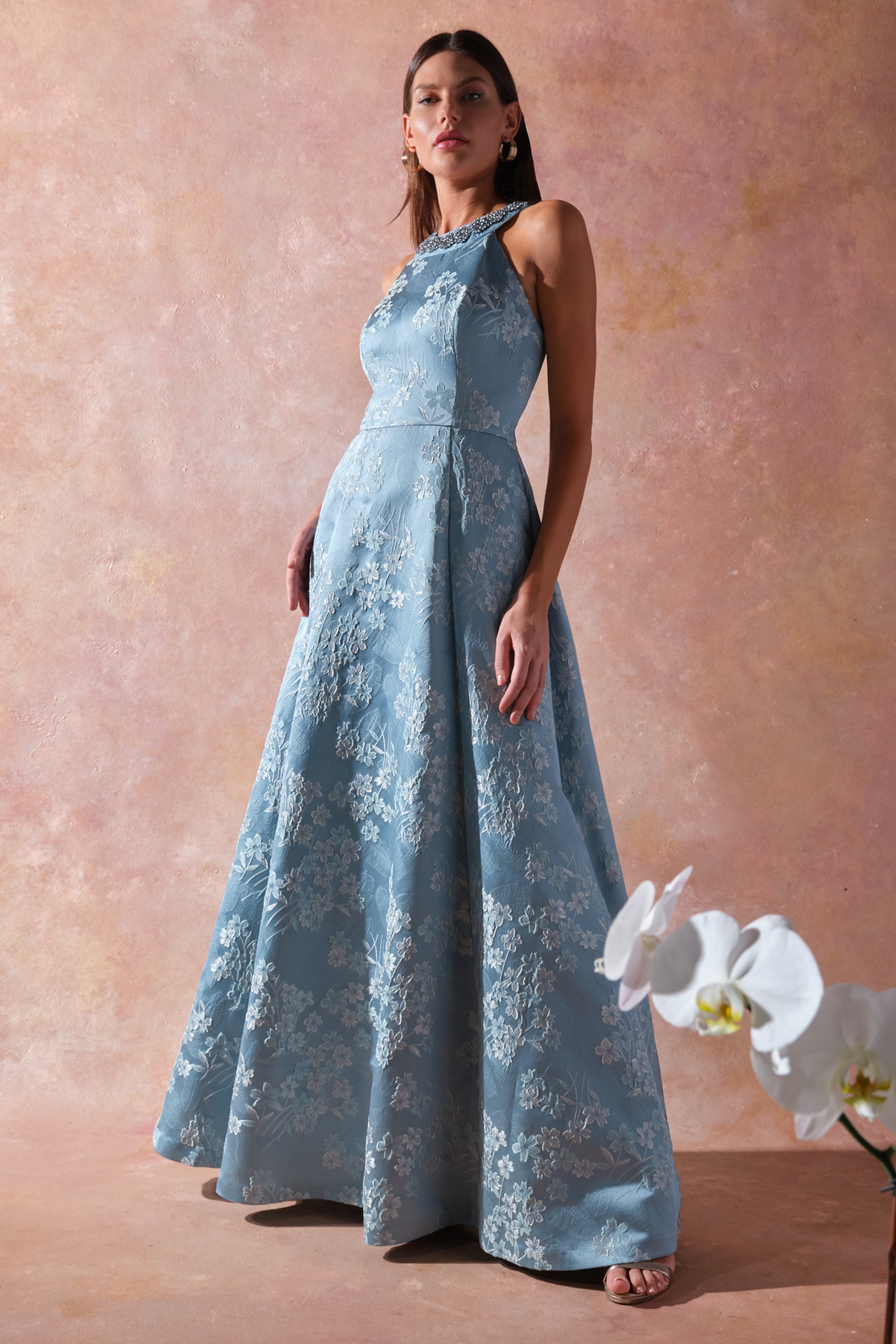 Donatella Halter Gown - JS Collections - Flyclothing LLC