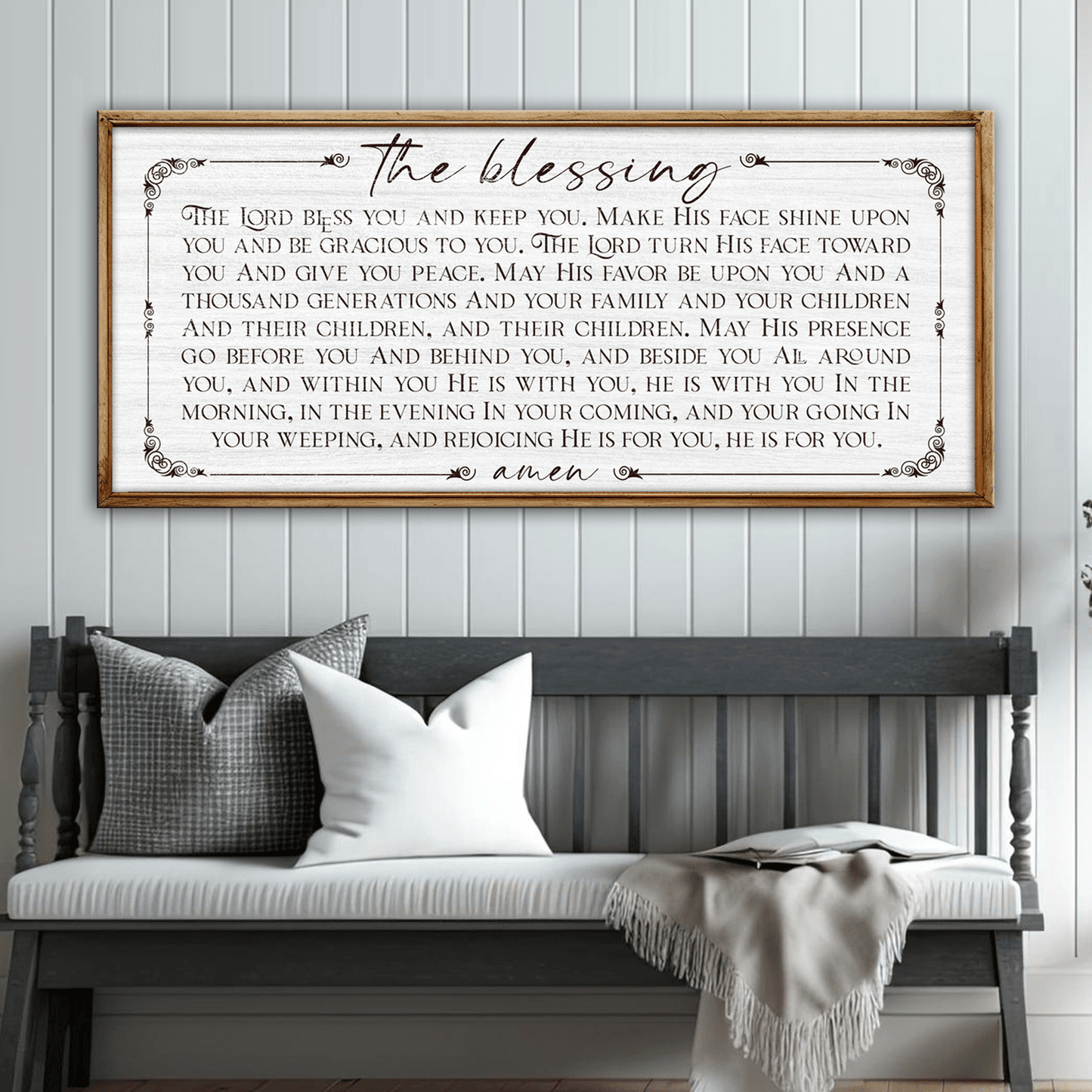 The Blessing Faith Sign - Tailored Canvases - Flyclothing LLC