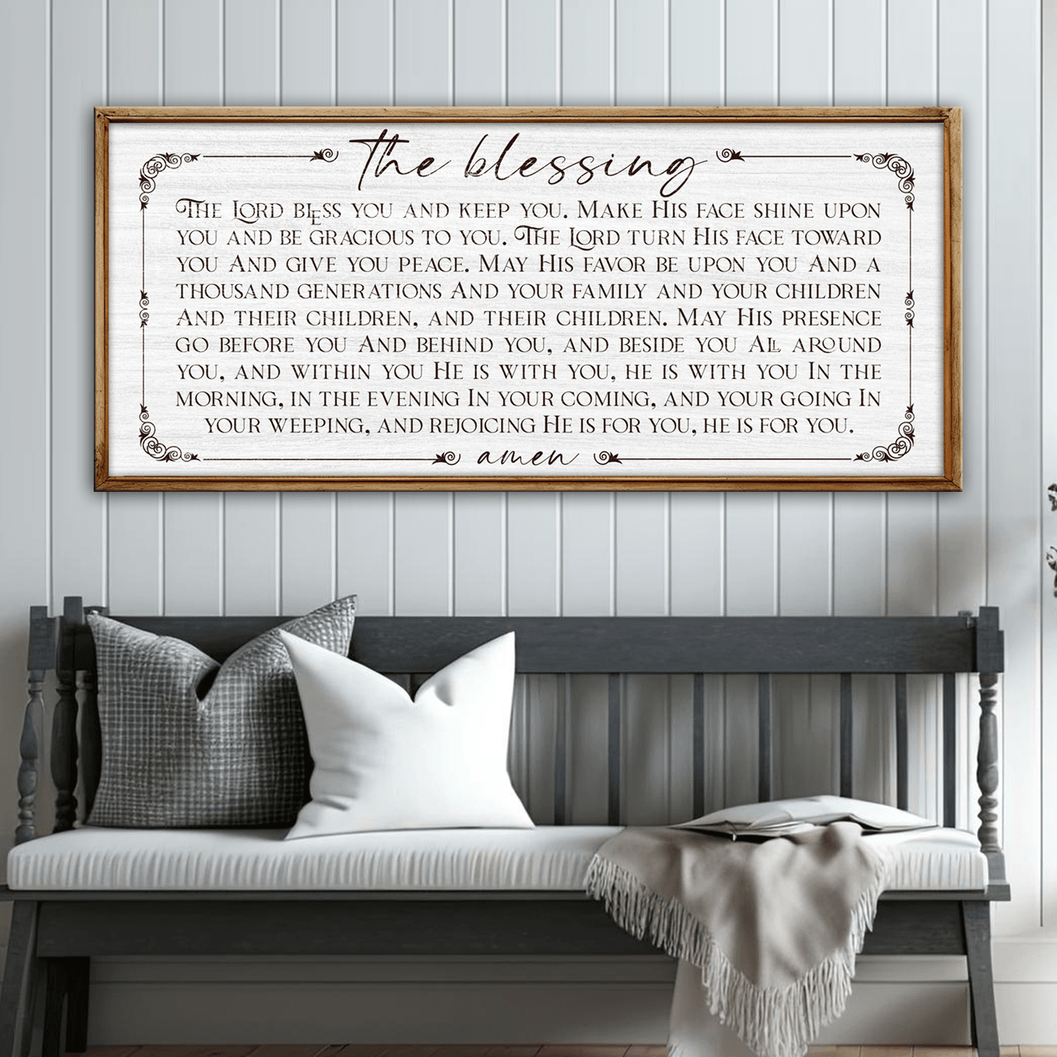 The Blessing Faith Sign - Tailored Canvases - Flyclothing LLC