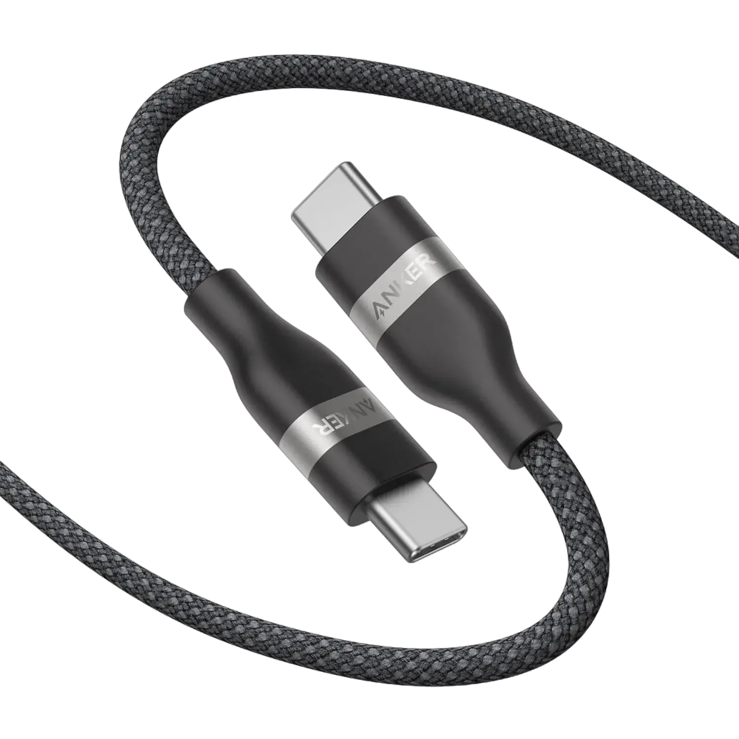 Anker USB-C to USB-C Cable (3 ft / 6 ft, 240W, Upcycled-Braided) - Anker - Flyclothing LLC