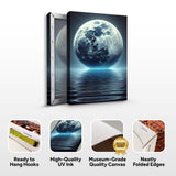 Cool Moonlight Glow Wall Art - Tailored Canvases - Flyclothing LLC