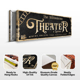 Theater Sign VI - Tailored Canvases - Flyclothing LLC