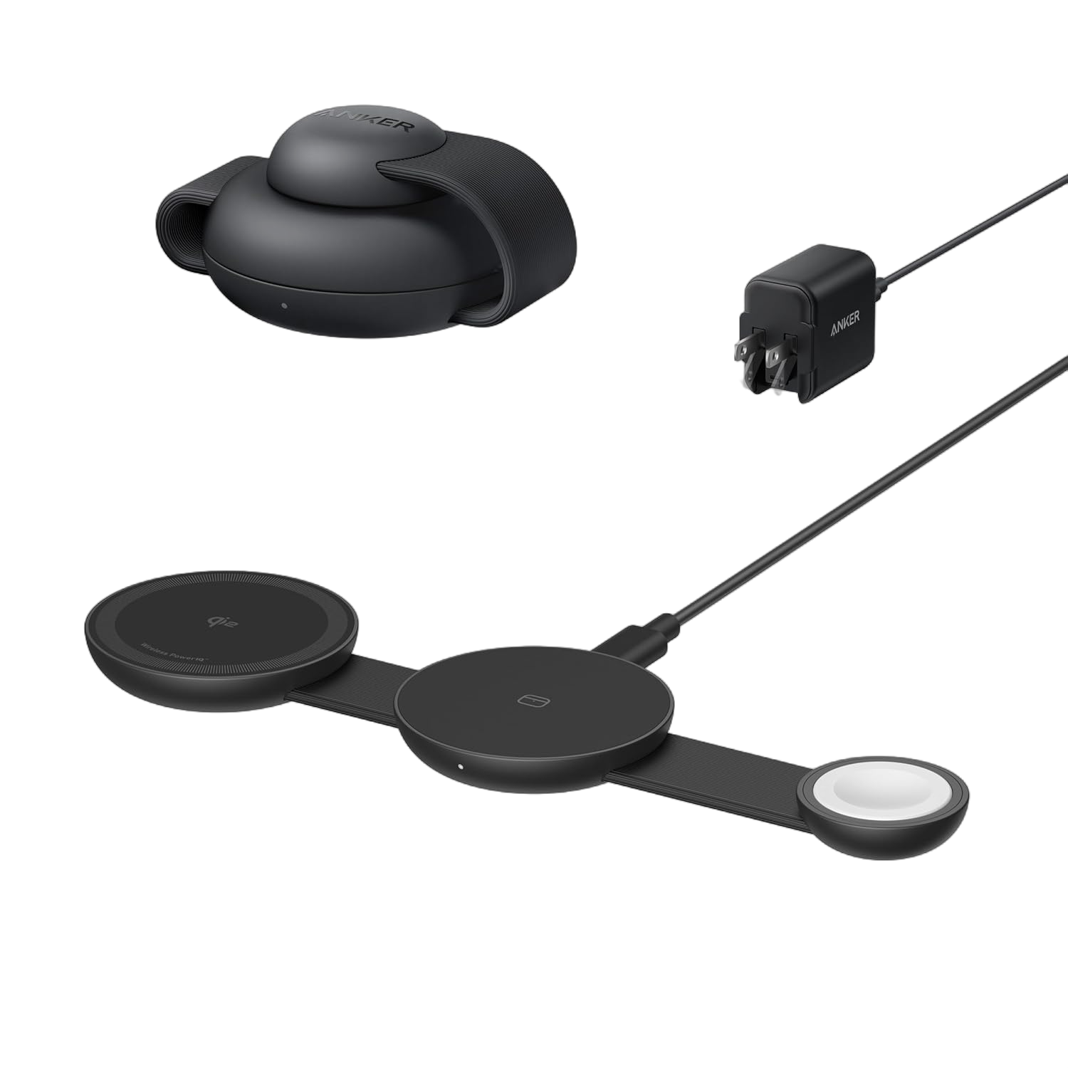 Anker MagGo Wireless Charging Station (3-in-1, Foldable Pad) - Anker - Flyclothing LLC