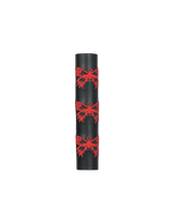 Black Leather Ponytail Wrap with Red Butterflies - Unik Just for Bikers - Flyclothing LLC