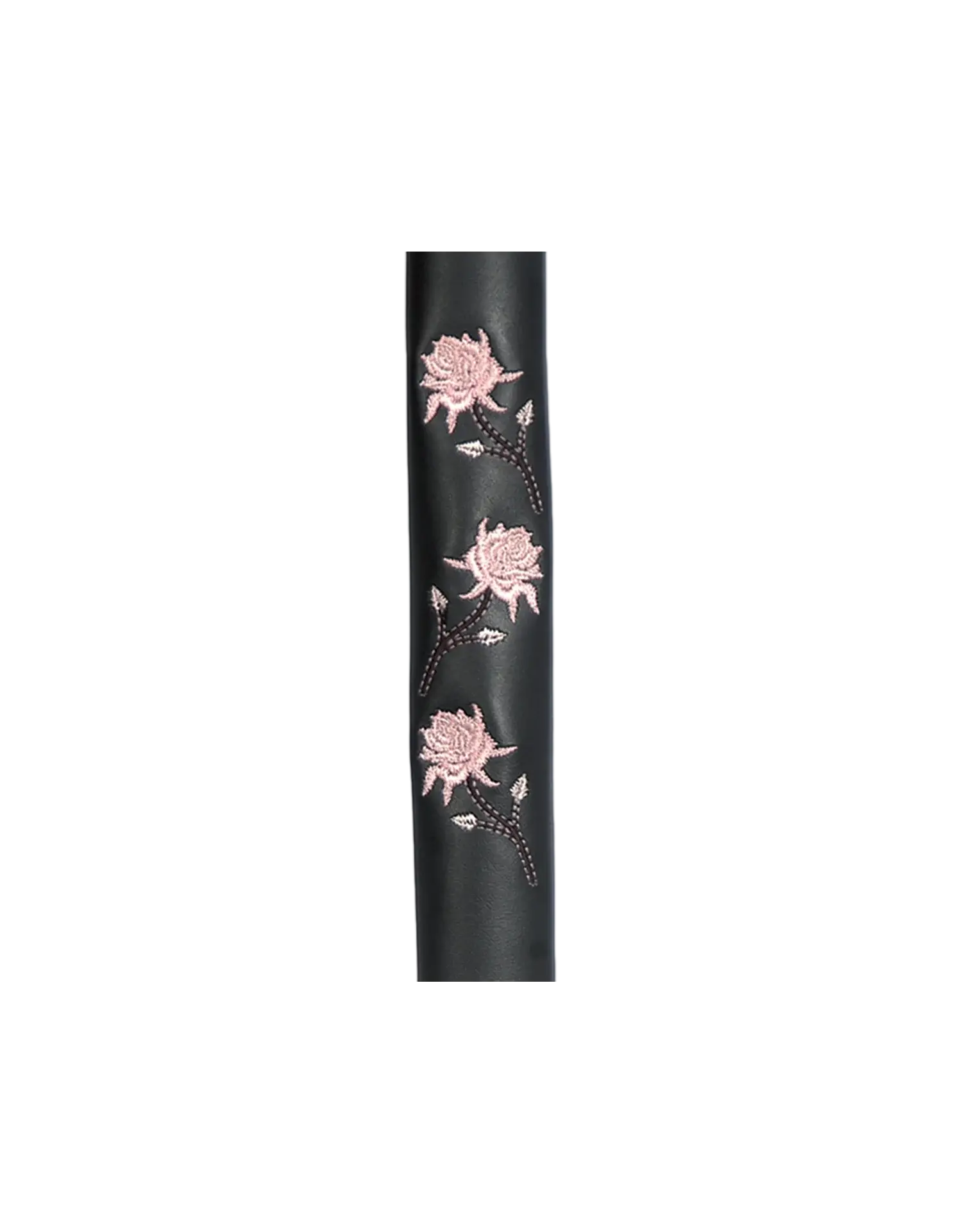 Hair Accessory Adorned with embroidered pink roses - Unik Just for Bikers - Flyclothing LLC