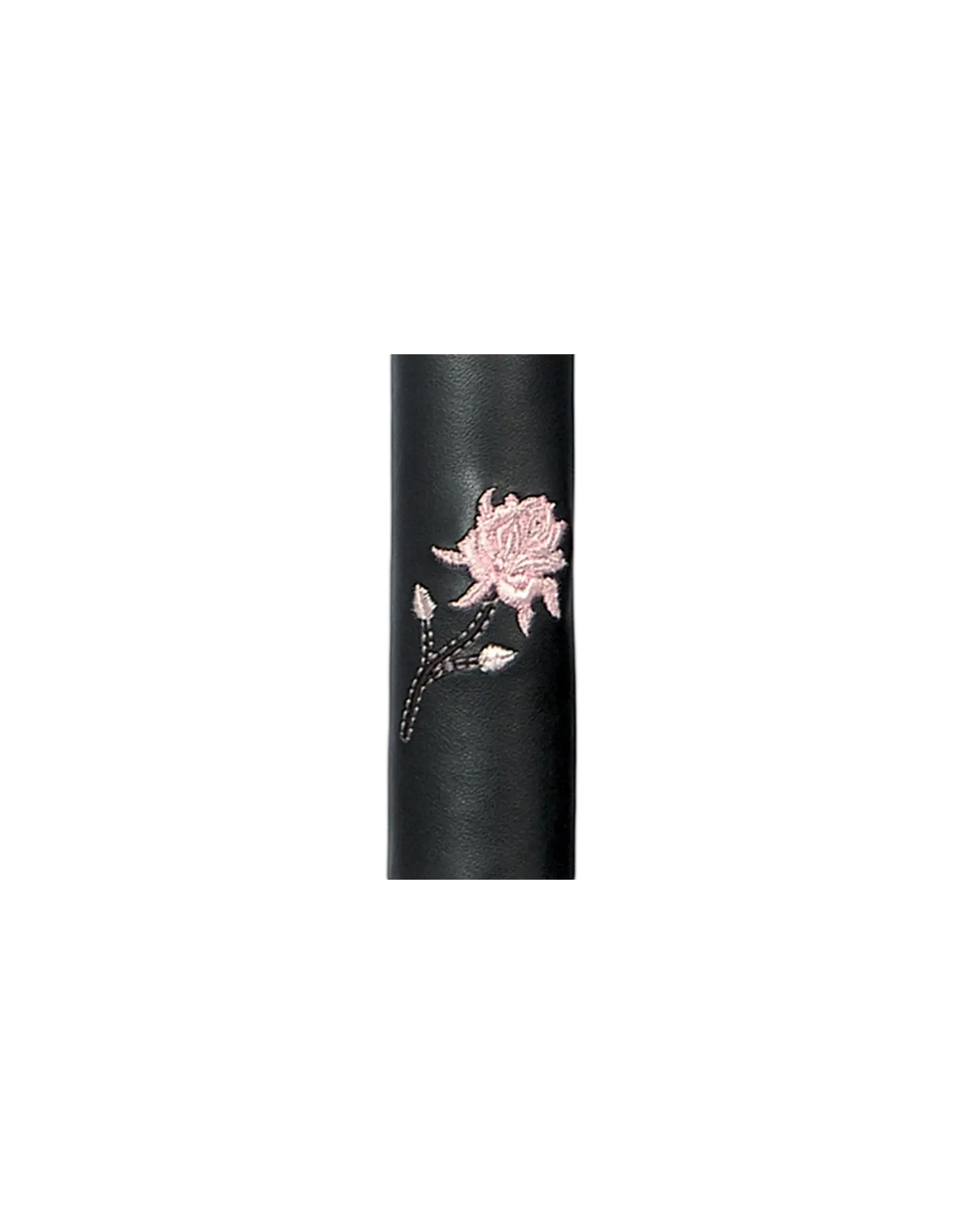 Hair Gloves Black & Pink with pink rose - Unik Just for Bikers - Flyclothing LLC