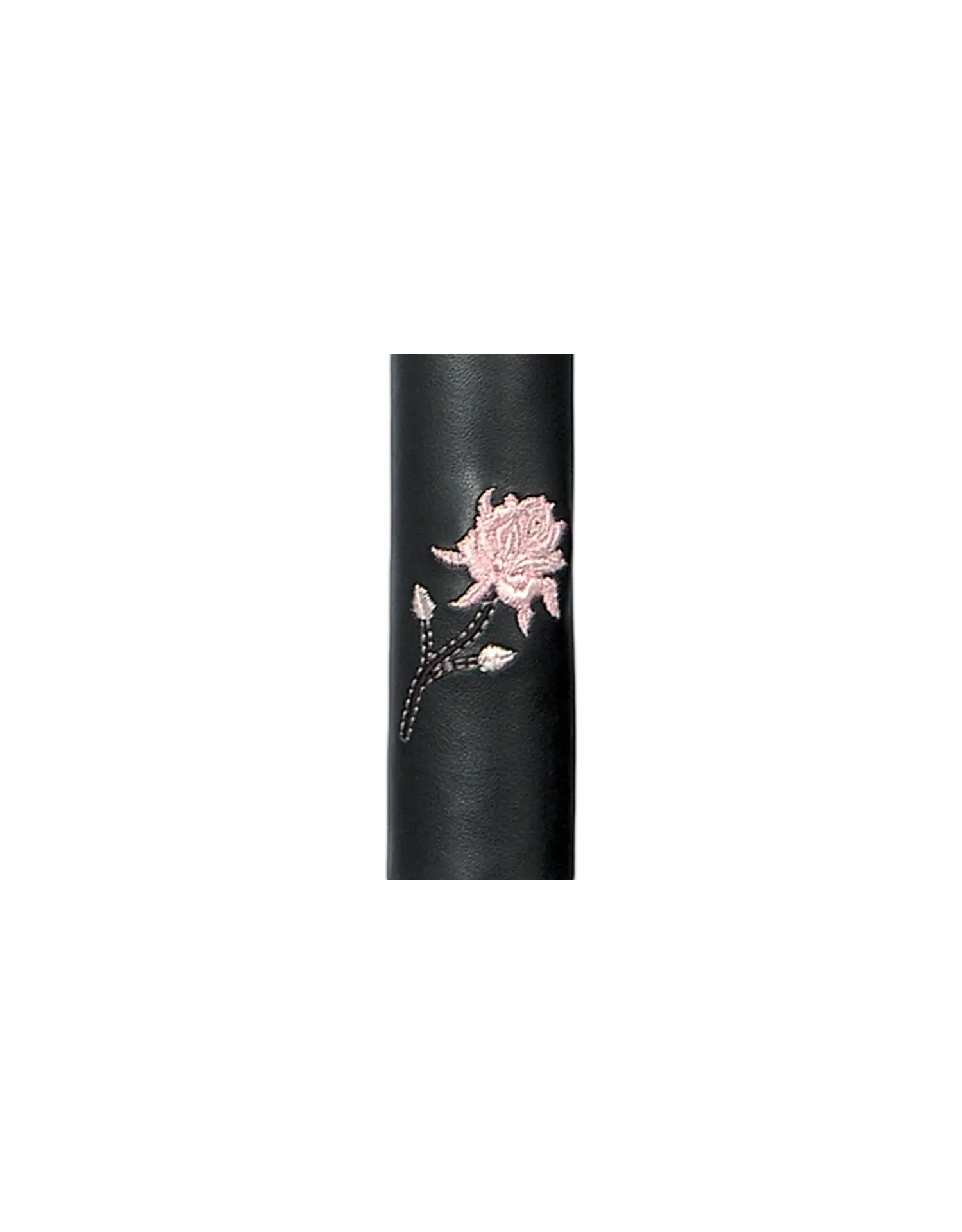 Hair Gloves Black & Pink with pink rose - Unik Just for Bikers - Flyclothing LLC