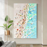 Beachfront Painting Coastal Wall Art - Tailored Canvases - Flyclothing LLC