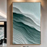 Canvas Print: "Aegean Layers" - Tailored Canvases - Flyclothing LLC