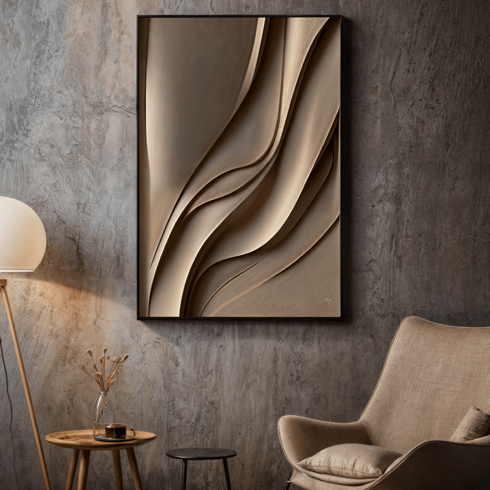 Canvas Print: "Drifted Elegance" - Tailored Canvases - Flyclothing LLC