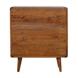 Curved Chestnut Chest - Artisan Furniture - Flyclothing LLC