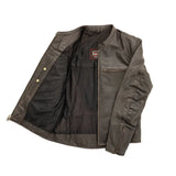Indy Men's Motorcycle Leather Jacket - First Manufacturing Company - Flyclothing LLC