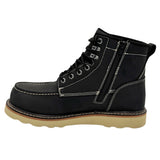 adtec speedster mens 6 moc toe black leather composite toe waterproof puncture resistant eh slip resistant 9264