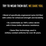 Interstate - Men's Motorcycle Riding Jeans - First Manufacturing Company - Flyclothing LLC