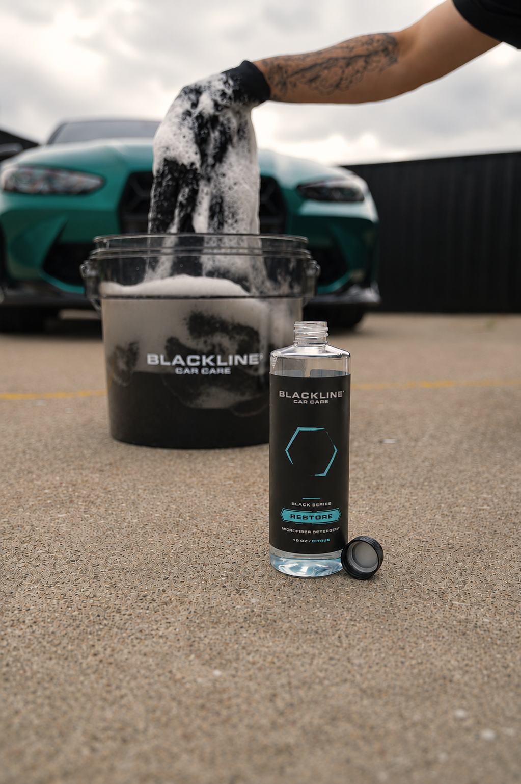 BLACKLINE® RESTORE MICROFIBER DETERGENT - Blackline Car Care - Flyclothing LLC