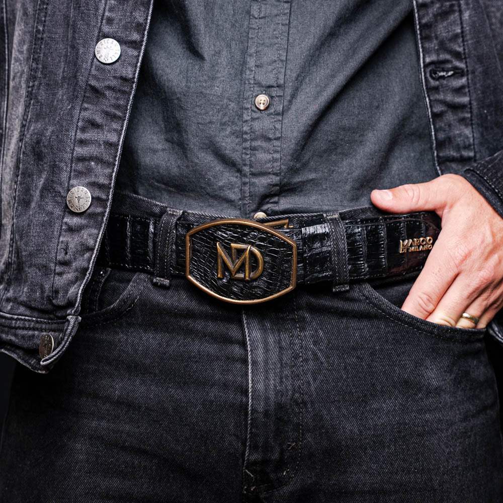 Iowa Belt Black - Marco Di Milano - Flyclothing LLC