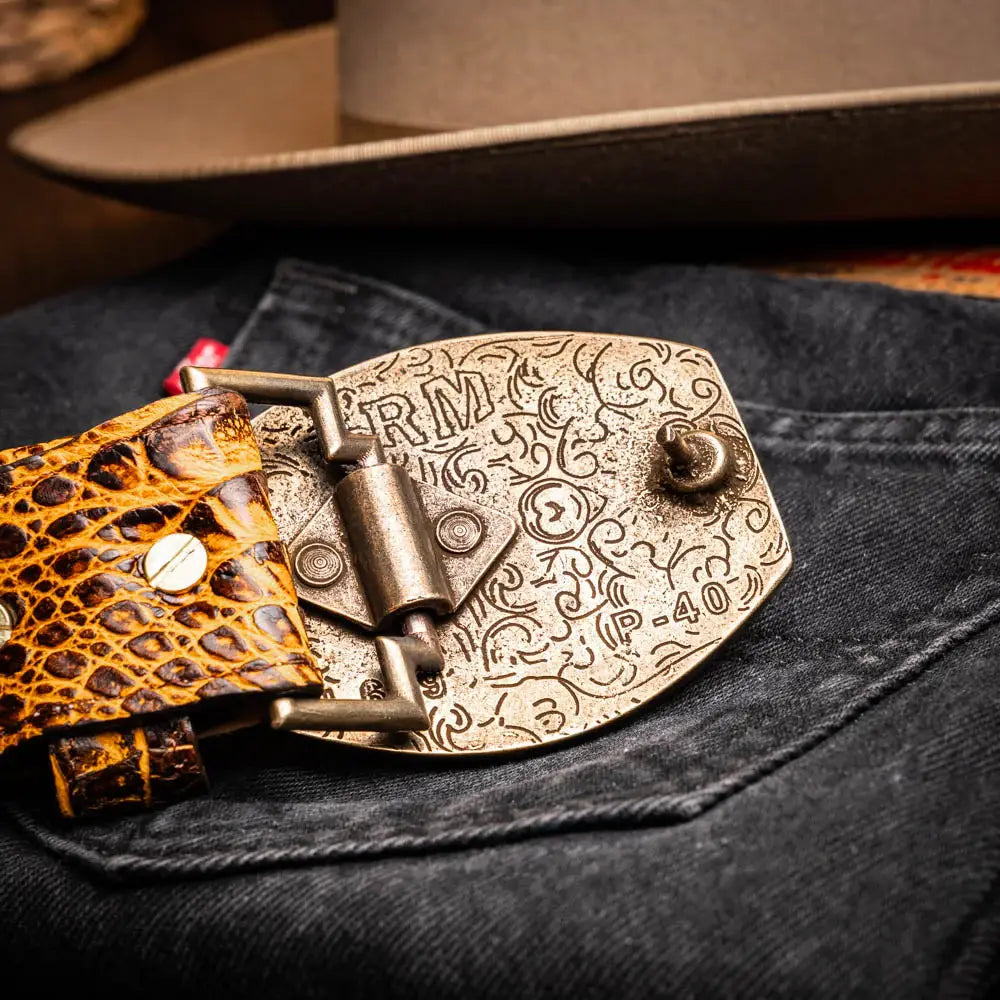 Iowa Belt Mustard Brown - Marco Di Milano - Flyclothing LLC