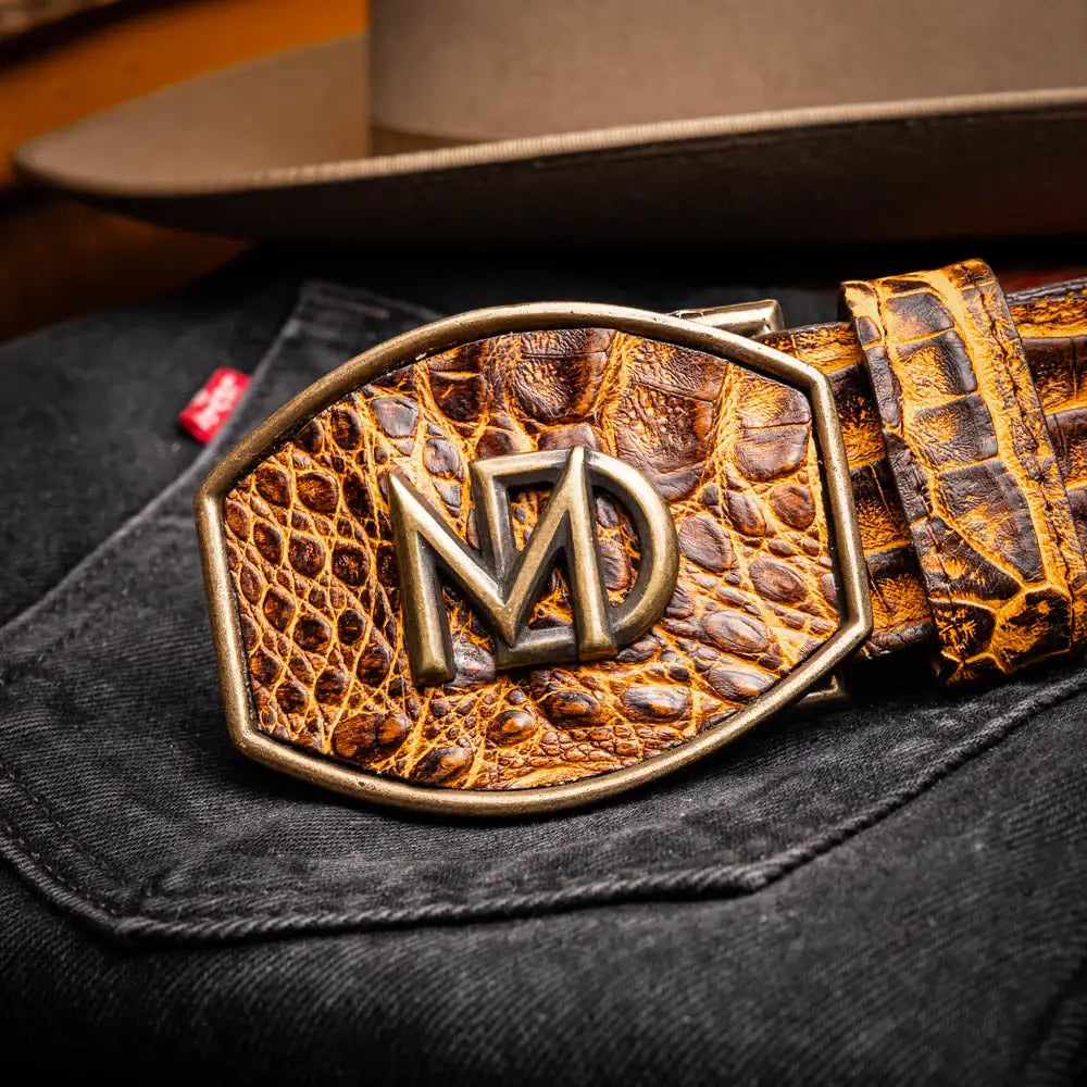 Iowa Belt Mustard Brown - Marco Di Milano - Flyclothing LLC