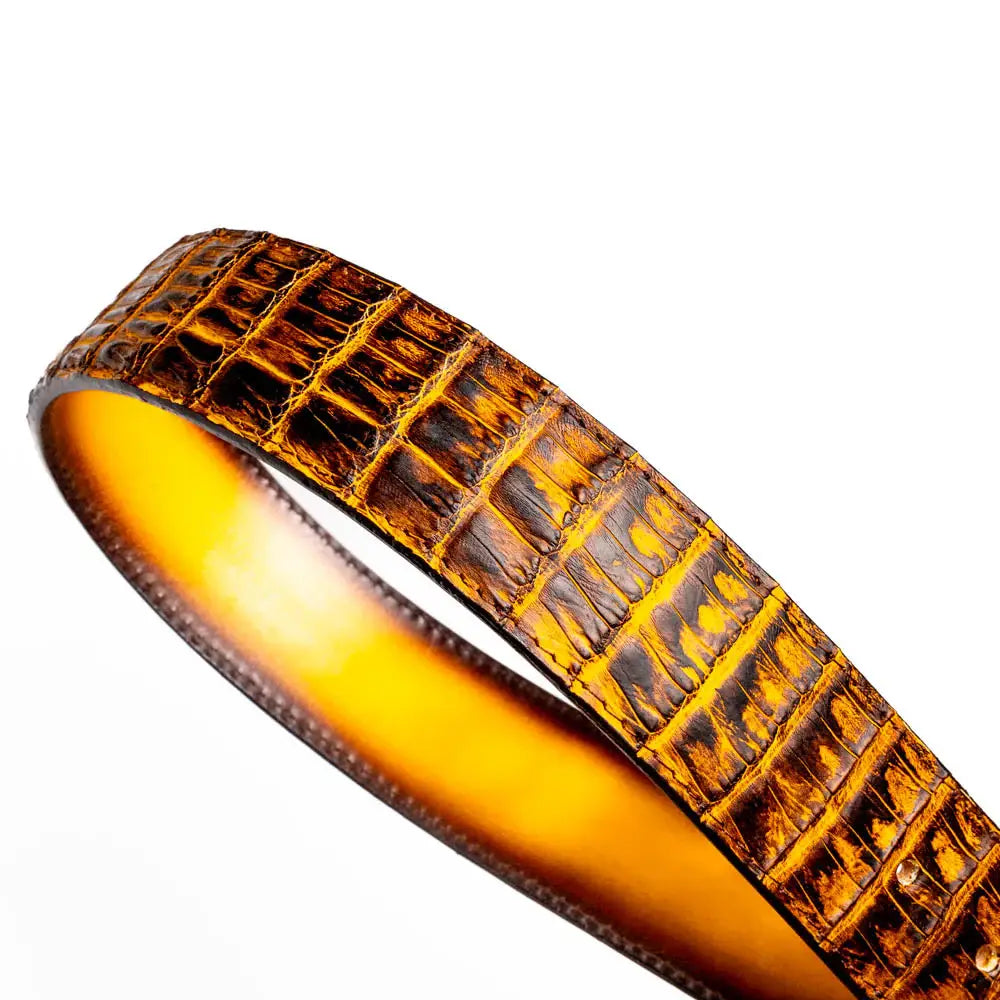 Iowa Belt Mustard Brown - Marco Di Milano - Flyclothing LLC