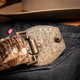 Iowa Belt Stone Brown
