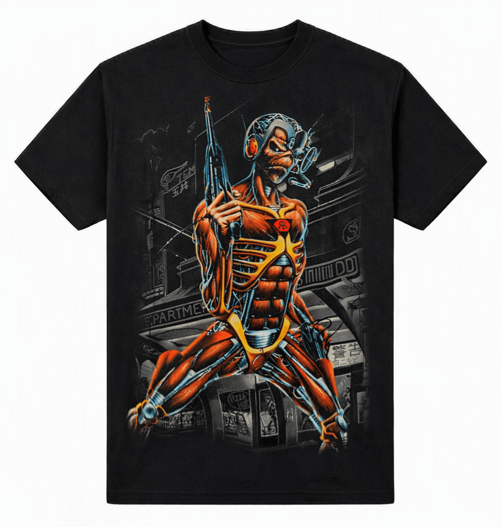 Iron Maiden Somewhere in Time T-Shirt Black
