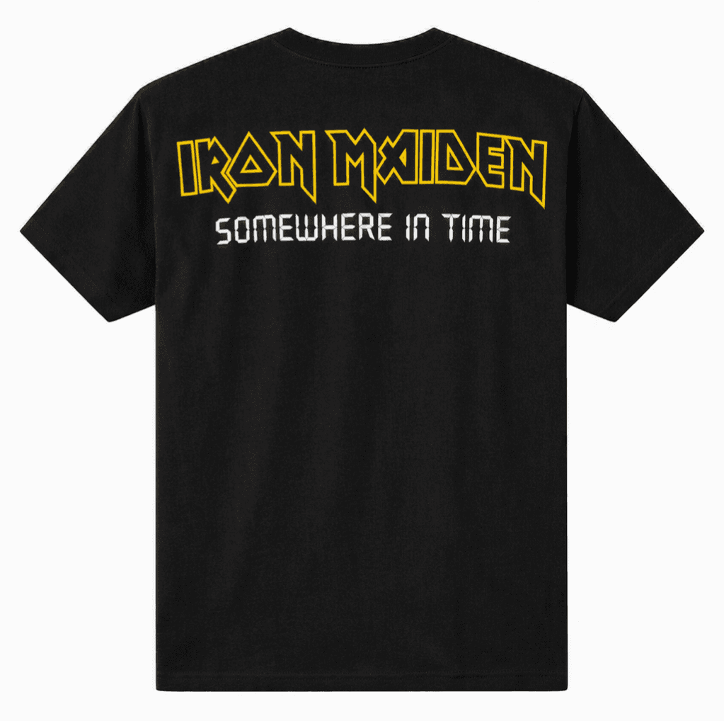 Iron Maiden Somewhere in Time T-Shirt Black
