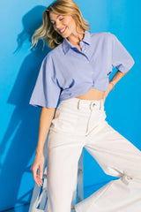 MADE YOU LOOK BOTTON DOWN SHIRT - Flying Tomato - Flyclothing LLC