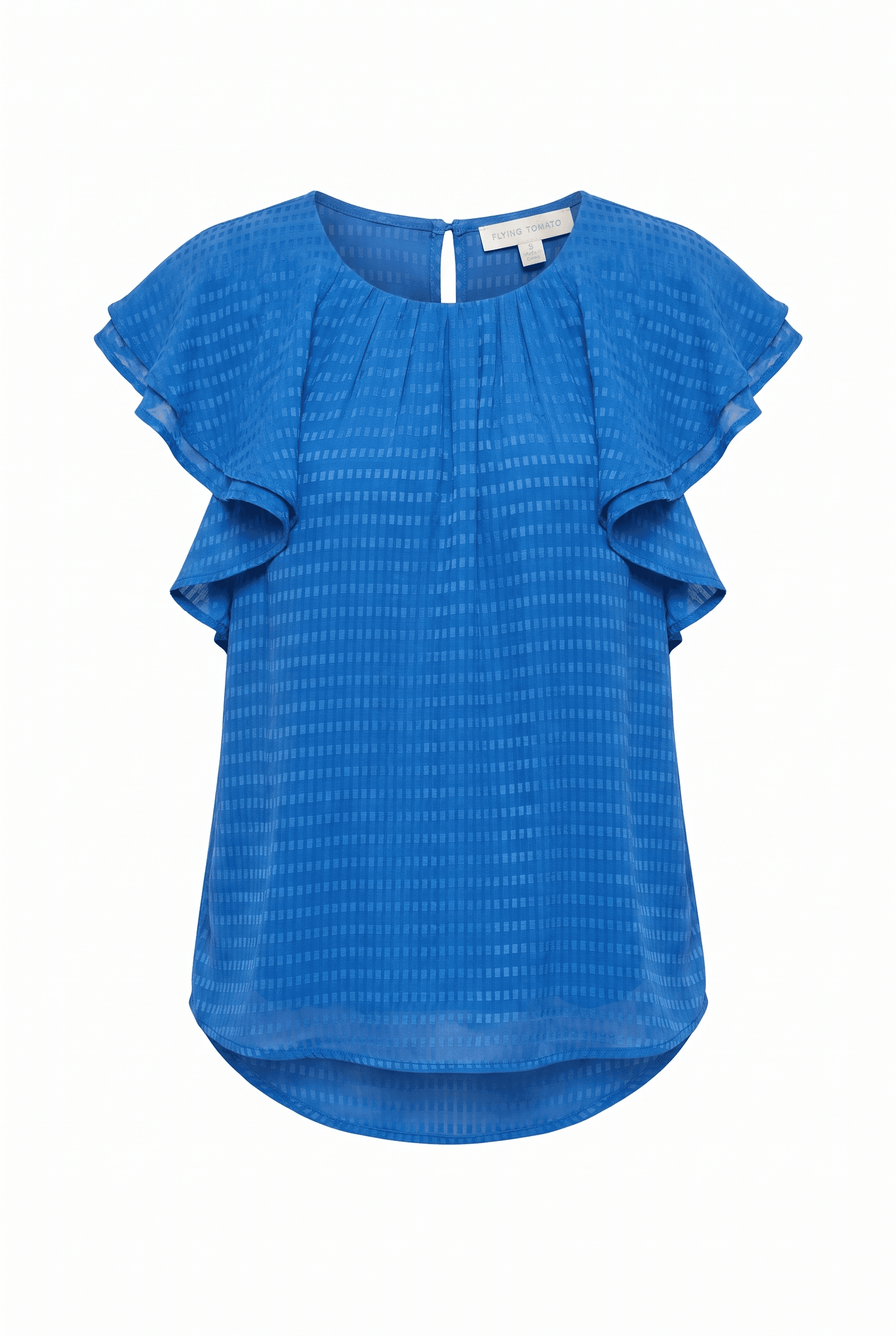 WAVE WHISPERS WOVEN TOP - Flying Tomato - Flyclothing LLC