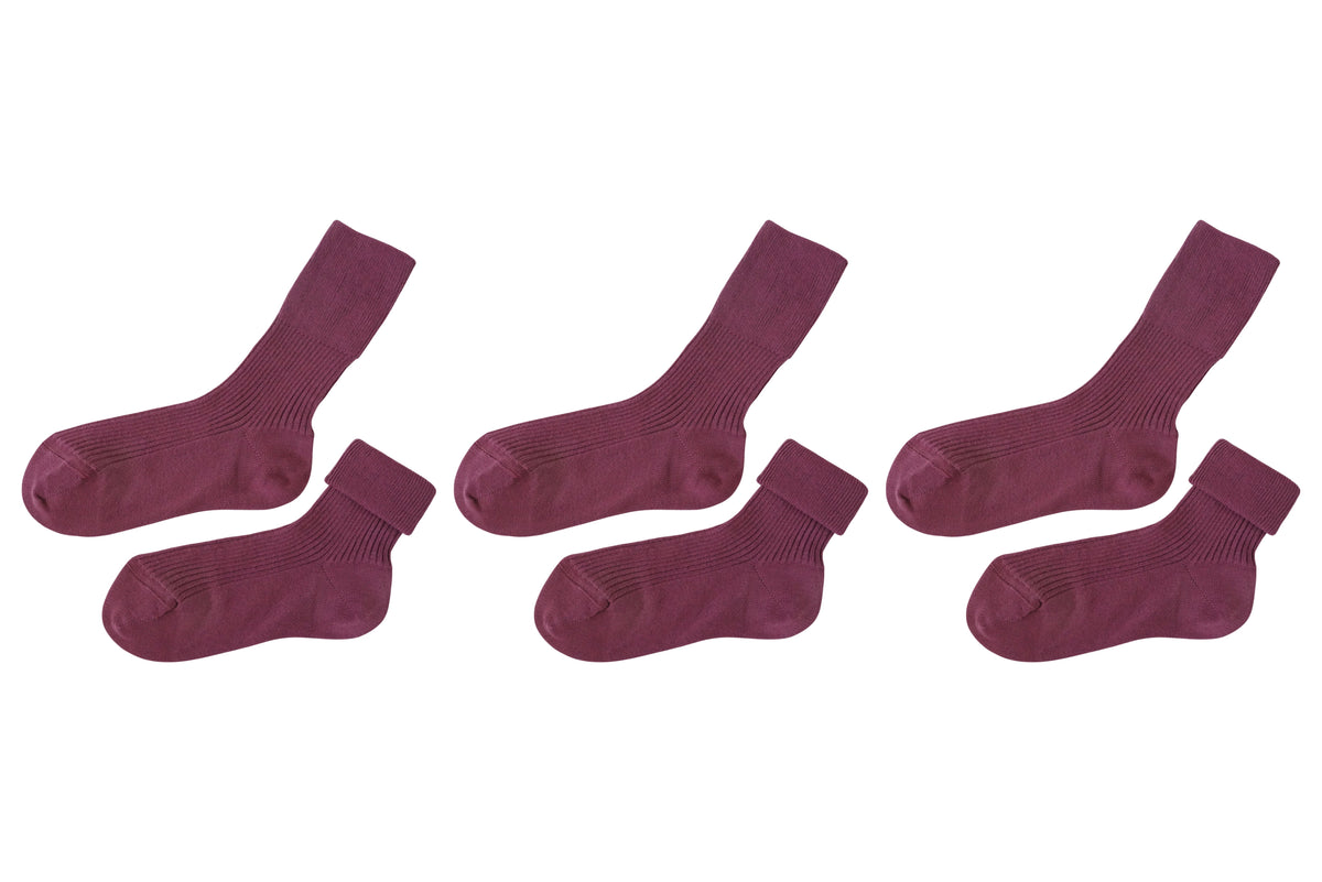 tittimitti® Kids’ 100% Organic Cotton Socks 3-Pack – Ages 5–8, Made in Italy - tittimitti - Flyclothing LLC