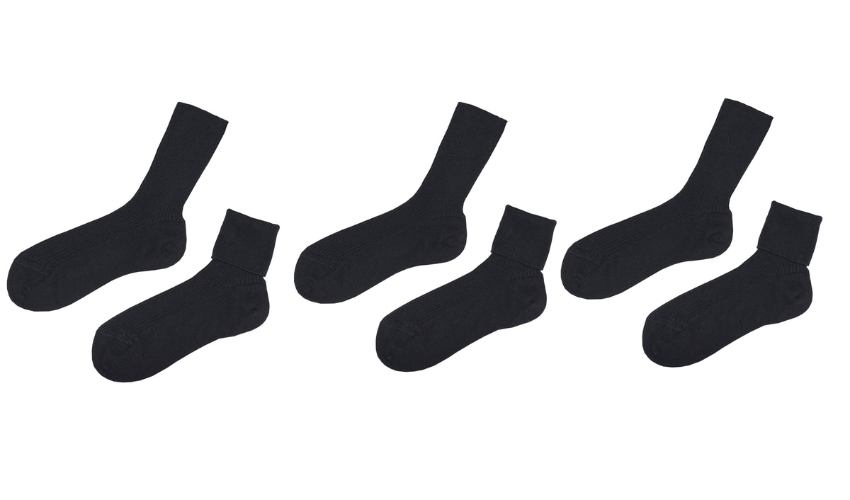 tittimitti® Kids’ 100% Organic Cotton Socks 3-Pack – Ages 5–8, Made in Italy - tittimitti - Flyclothing LLC