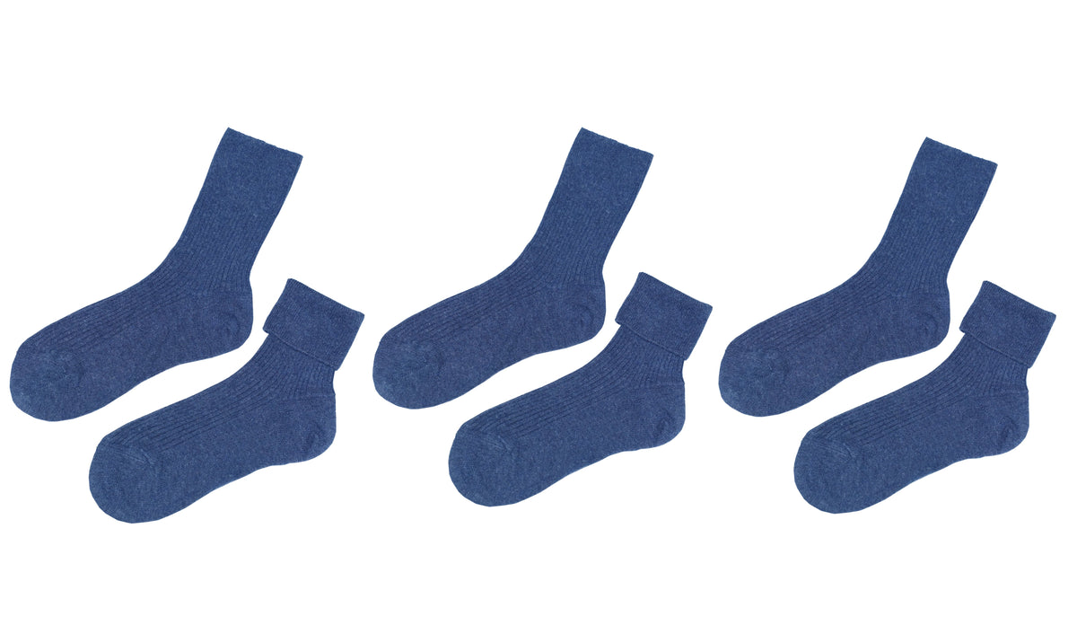 tittimitti® Kids’ 100% Organic Cotton Socks 3-Pack – Ages 5–8, Made in Italy - tittimitti - Flyclothing LLC