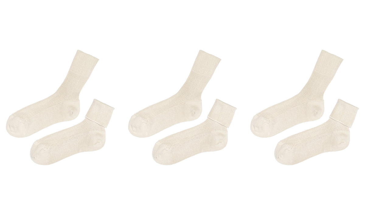 tittimitti® Kids’ 100% Organic Cotton Socks 3-Pack – Ages 5–8, Made in Italy - tittimitti - Flyclothing LLC