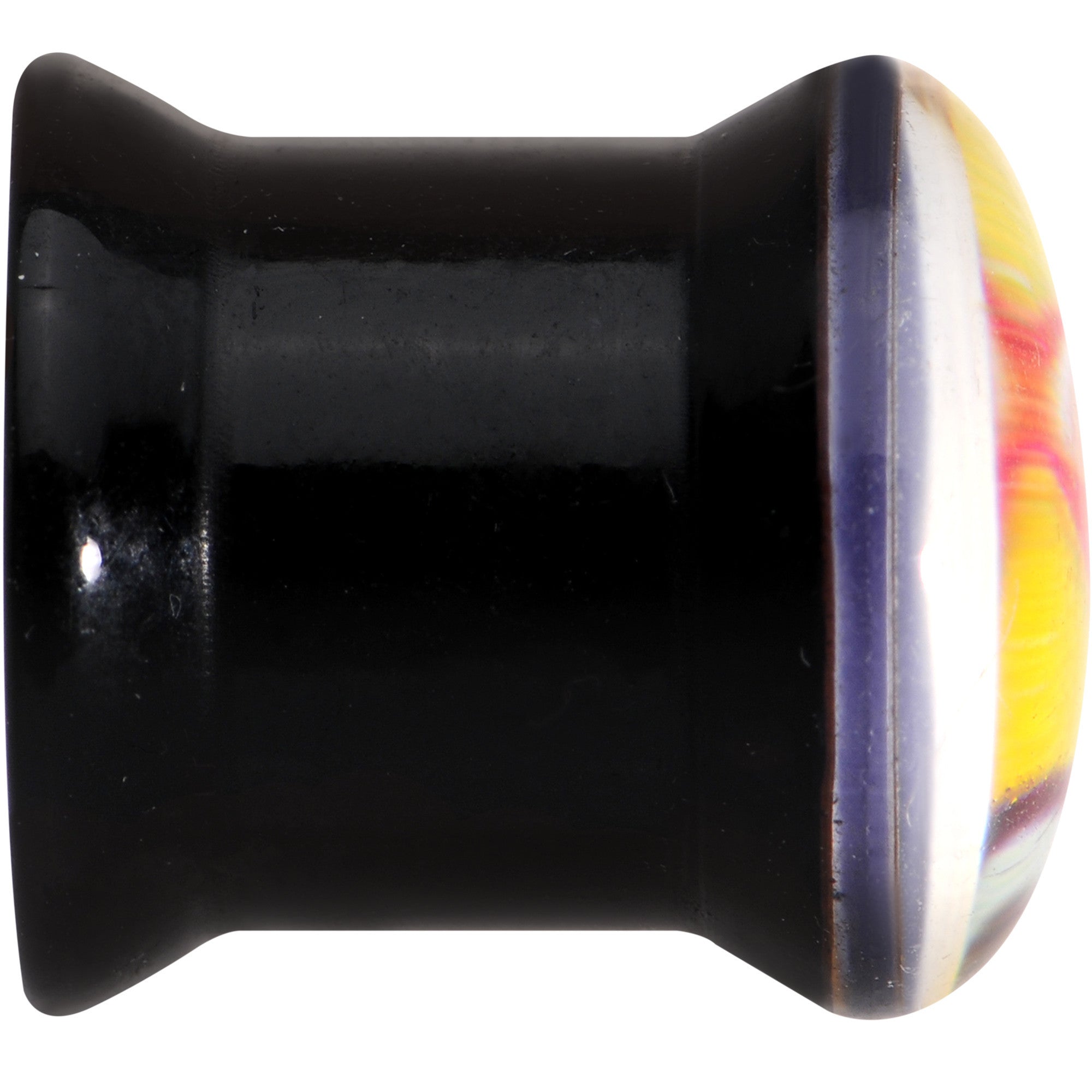 00G Licensed Heart Eyes emoji Acrylic Double Flare Plug Set - BodyCandy - Flyclothing LLC
