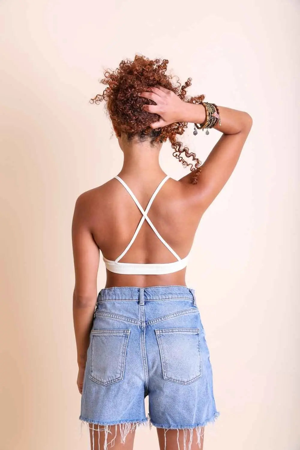 High Neck Crochet Lace Bralette – Stylish Layering Essential - Boho Clothing and Accessories - Flyclothing LLC