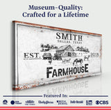 Rustic Farmhouse Personalized Sign II - Tailored Canvases - Flyclothing LLC