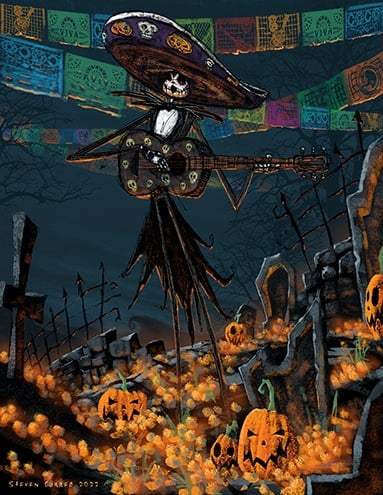 Black Market Art Company Mariachi Jack Print - Black Market Art Company - Flyclothing LLC