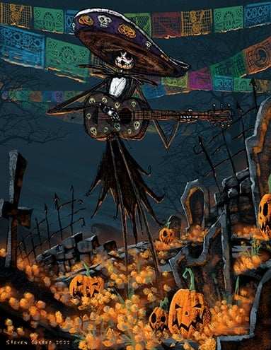 Black Market Art Company Mariachi Jack Print - Black Market Art Company - Flyclothing LLC