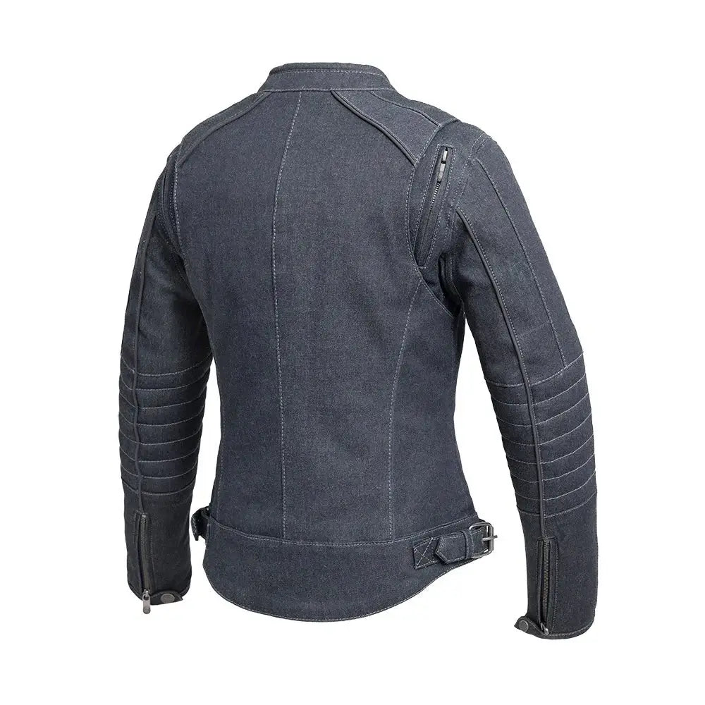 Jada - Women's Thunder Denim Jacket - First Manufacturing Company - Flyclothing LLC