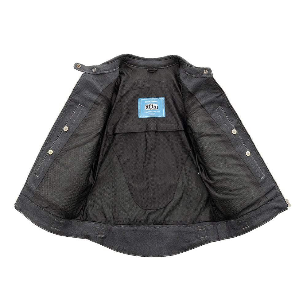 Jada - Women's Thunder Denim Jacket - First Manufacturing Company - Flyclothing LLC